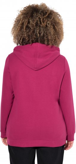 Ulla Popken Rock Sequined Hoodie Ruby - Megztiniai ir džemperiai - 