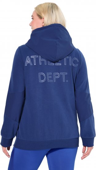 Ulla Popken Athletic Department Hoodie Navy - Megztiniai ir džemperiai - 
