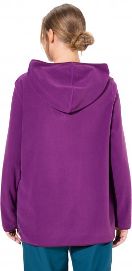 Ulla Popken Fleece Sweatshirt Hoodie Aubergine - Megztiniai ir džemperiai - 