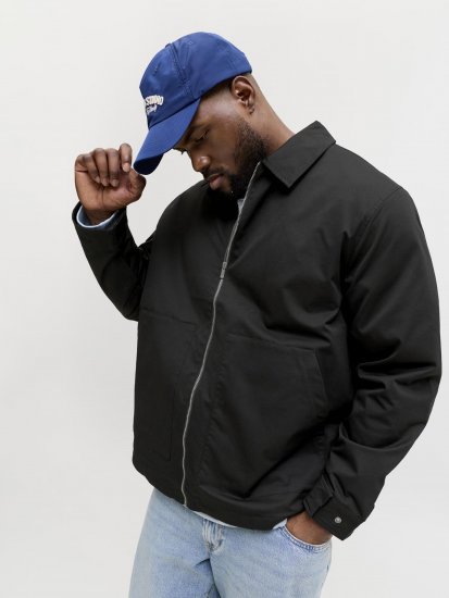 Jack & Jones Winson Worker Jacket Black - Didelės vyriškos striukės - Didelės vyriškos striukės