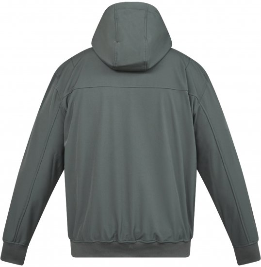 North Latitude 61301 Softshell Striukė su Nuimamu Gobtuvu Tamsiai Žalia - Didelės vyriškos striukės - Didelės vyriškos striukės