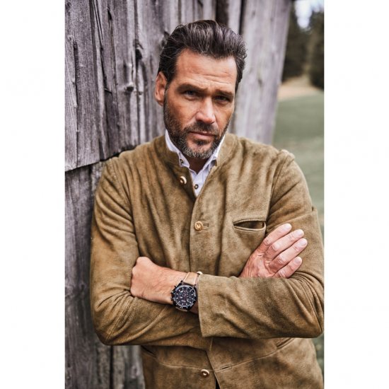 JP1880 Traditional Jacket Janker Goat Suede Brown - Šventinė apranga - Šventinė apranga – Švęsti stilingai ir patogiai