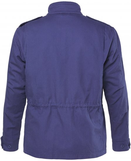 JP1880 Field Jacket with Badges Vintage Look Light Azure Blue - Didelės vyriškos striukės - Didelės vyriškos striukės