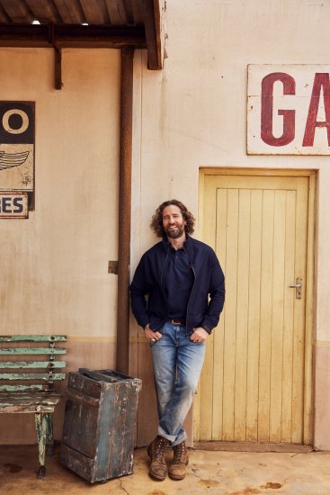 JP1880 Blouson Jacket FLEXNAMIC with Stand-up Collar Navy - Didelės vyriškos striukės - Didelės vyriškos striukės