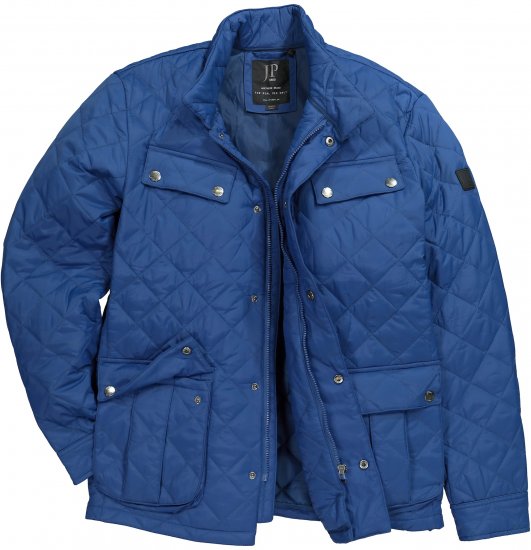 JP1880 Quilted with Multiple Pockets Jacket Dark Blue - Didelės vyriškos striukės - Didelės vyriškos striukės