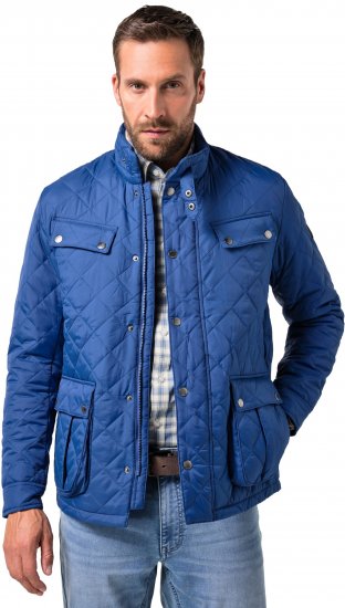 JP1880 Quilted with Multiple Pockets Jacket Dark Blue - Didelės vyriškos striukės - Didelės vyriškos striukės