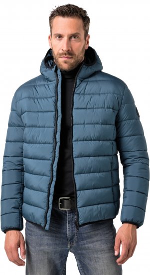 JP1880 Quilted Hooded Jacket Deep Blue - Didelės vyriškos striukės - Didelės vyriškos striukės