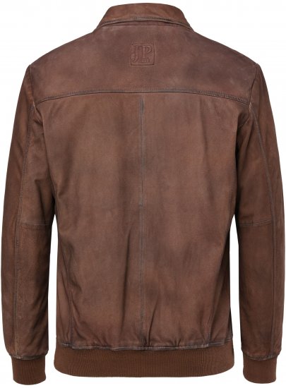 JP1880 Finest Goat Suede Leather Blouson Tobacco Brown - Didelės vyriškos striukės - Didelės vyriškos striukės