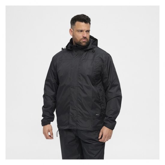 North Latitude Rain Jacket Black - Didelės vyriškos striukės - Didelės vyriškos striukės