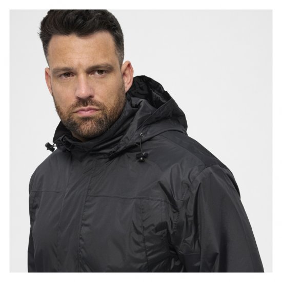 North Latitude Rain Jacket Black - Didelės vyriškos striukės - Didelės vyriškos striukės
