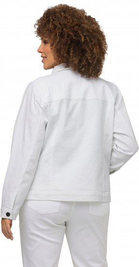 Ulla Popken Denim Jacket White - Striukės - 