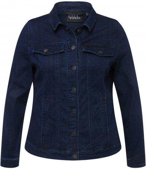 Ulla Popken Denim Jacket Blue Denim - Striukės - 