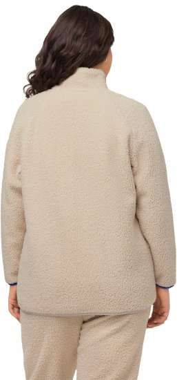 Ulla Popken Teddy Fleece Jacket Vanilla - Striukės - 