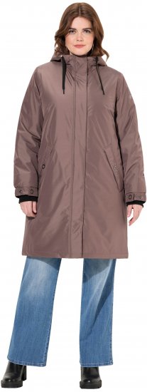 Ulla Popken HYPRAR Triple Function Weatherproof Jacket Taupe - Striukės - 