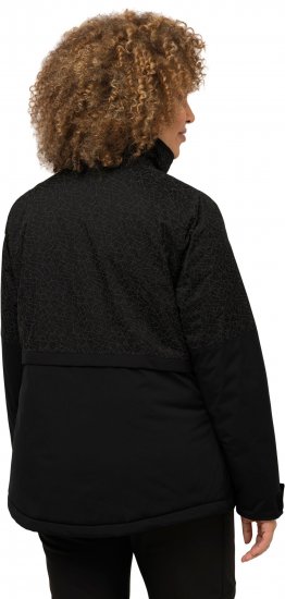 Ulla Popken HYPRAR Waterproof Running Jacket Black - Striukės - 