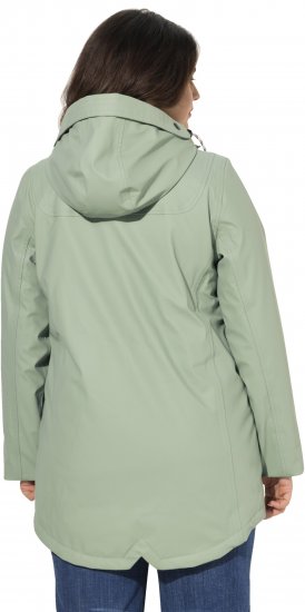 Ulla Popken HYPRAR Rain Jacket Mint Green - Striukės - 