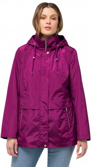 Ulla Popken HYPRAR Water-Repellent Windbreaker Berry - Striukės - 