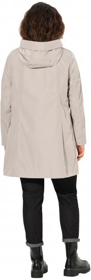 Ulla Popken HYPRAR Waterproof Jacket Medium Grey - Striukės - 