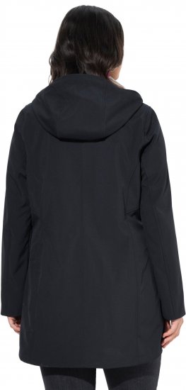 Ulla Popken HYPRAR Water-Repellent Softshell Jacket Black - Striukės - 