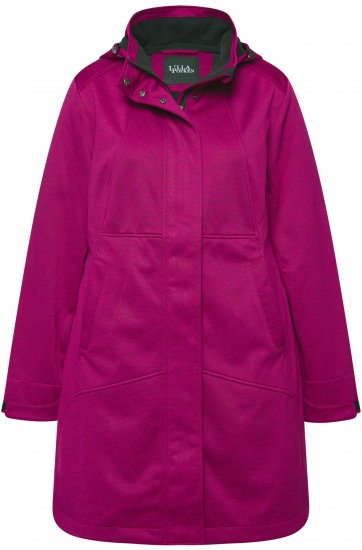 Ulla Popken HYPRAR Melange Softshell Jacket Berry - Striukės - 