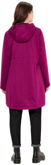 Ulla Popken HYPRAR Melange Softshell Jacket Berry - Striukės - 