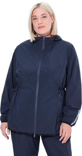 Ulla Popken Lightweight Rain Jacket Navy - Striukės - 
