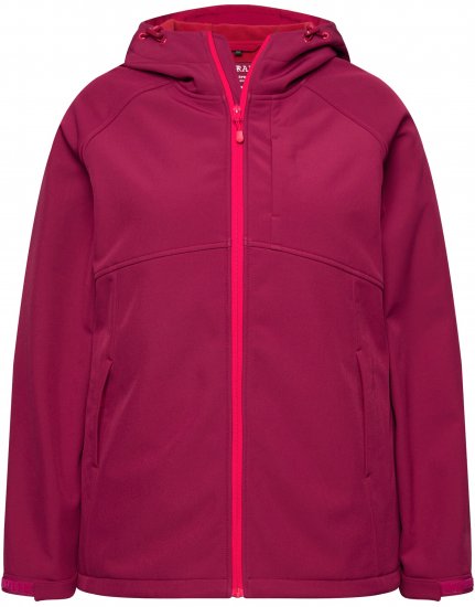 Ulla Popken Softshell Contrast Color Jacket Magenta - Striukės - 