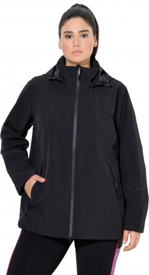Ulla Popken Triple Function Performance Jacket Black - Striukės - 