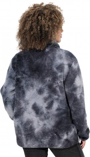 Ulla Popken Teddy Fleece Jacket Graphite Grey - Striukės - 