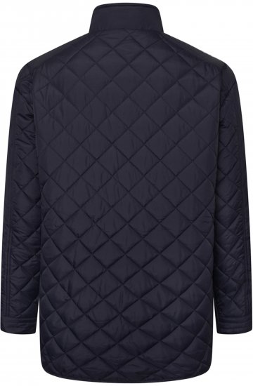 Kam Jeans KV139 Heritage Quilted Parka Jacket Navy - Didelės vyriškos striukės - Didelės vyriškos striukės