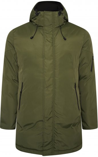 Kam Jeans KV140 Parka Jacket Khaki - Didelės vyriškos striukės - Didelės vyriškos striukės