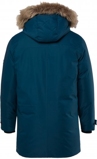 Men Plus Parka With Fur Hood Dark Green - Didelės vyriškos striukės - Didelės vyriškos striukės