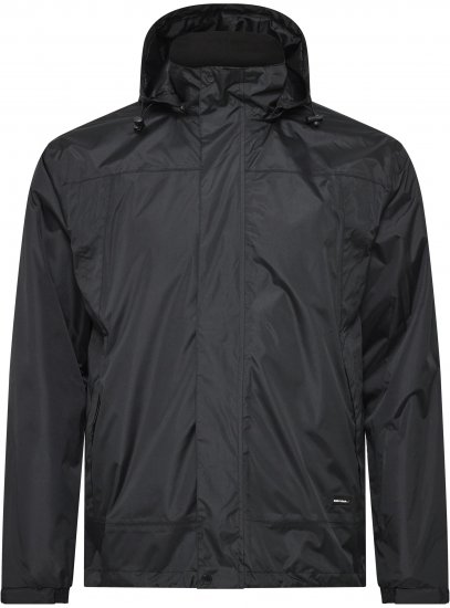 North Latitude Rain Jacket Black - Didelių dydžių drabužiai - Didelių dydžių rūbai vyrams