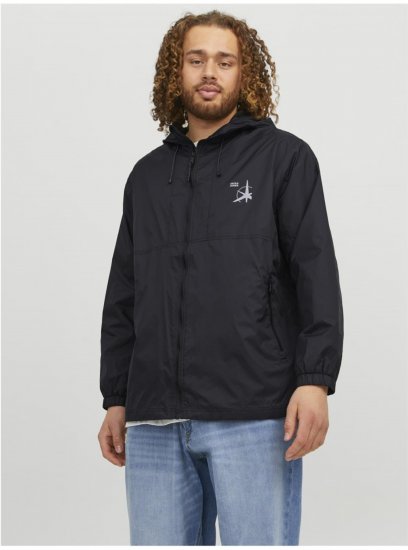 Jack & Jones Filo Light Jacket Softshell Black - Didelės vyriškos striukės - Didelės vyriškos striukės