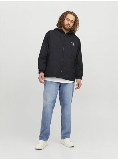 Jack & Jones Filo Light Jacket Softshell Black - Didelės vyriškos striukės - Didelės vyriškos striukės