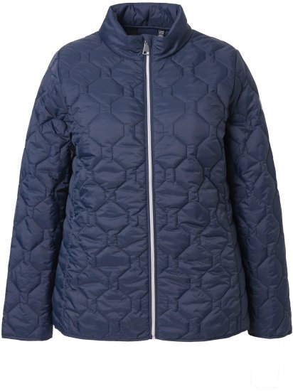 Ulla Popken HYPRAR Lightweight Quilted Water-Repellent Jacket Navy - Striukės - 