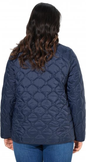 Ulla Popken HYPRAR Lightweight Quilted Water-Repellent Jacket Navy - Striukės - 