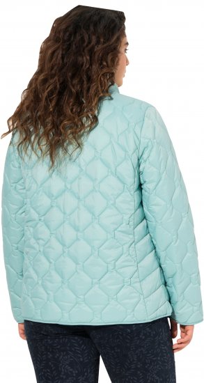 Ulla Popken HYPRAR Lightweight Quilted Water-Repellent Jacket Ice Blue - Striukės - 