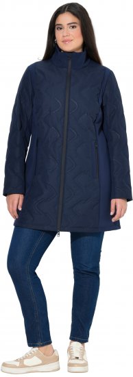 Ulla Popken HYPRAR Laser Quilted Jacket Navy - Striukės - 