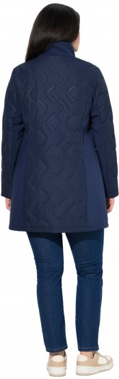 Ulla Popken HYPRAR Laser Quilted Jacket Navy - Striukės - 