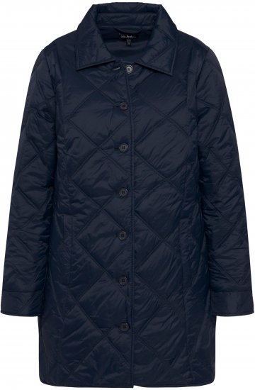 Ulla Popken Quilted Jacket Navy - Striukės - 