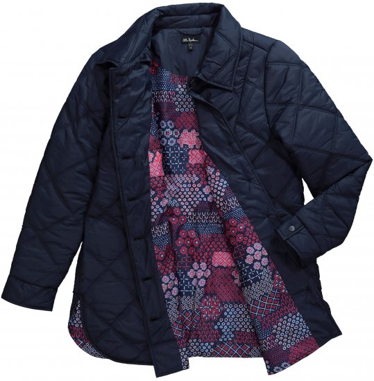 Ulla Popken Quilted Jacket Navy - Striukės - 
