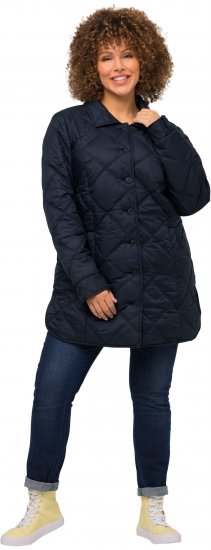 Ulla Popken Quilted Jacket Navy - Striukės - 