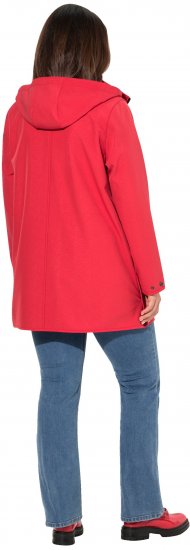 Ulla Popken HYPRAR Softshell Fleece-Lined Jacket Salsa Red - Striukės - 