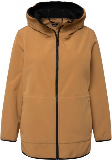 Ulla Popken 2-in-1 Quilted Fleece Lined Coat Black - Striukės - 