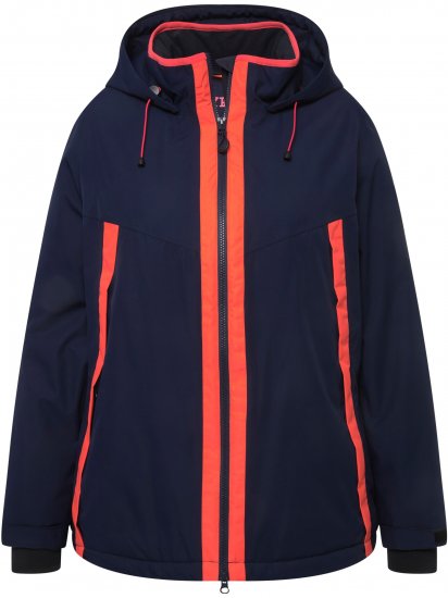 Ulla Popken HYPRAR Waterproof Triple Function Jacket Navy - Striukės - 