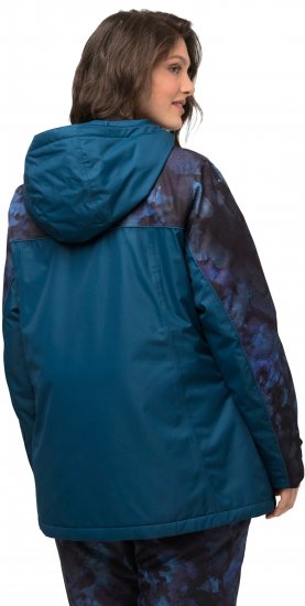Ulla Popken Asymmetric Triple-Function Performance Ski Jacket Teal - Striukės - 