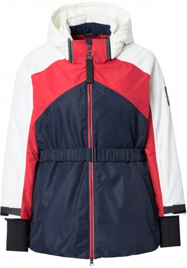 Ulla Popken Performance Peplum Ski Jacket Navy - Striukės - 