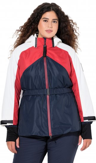 Ulla Popken Performance Peplum Ski Jacket Navy - Striukės - 