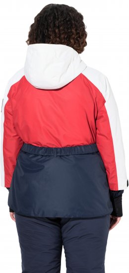Ulla Popken Performance Peplum Ski Jacket Navy - Striukės - 